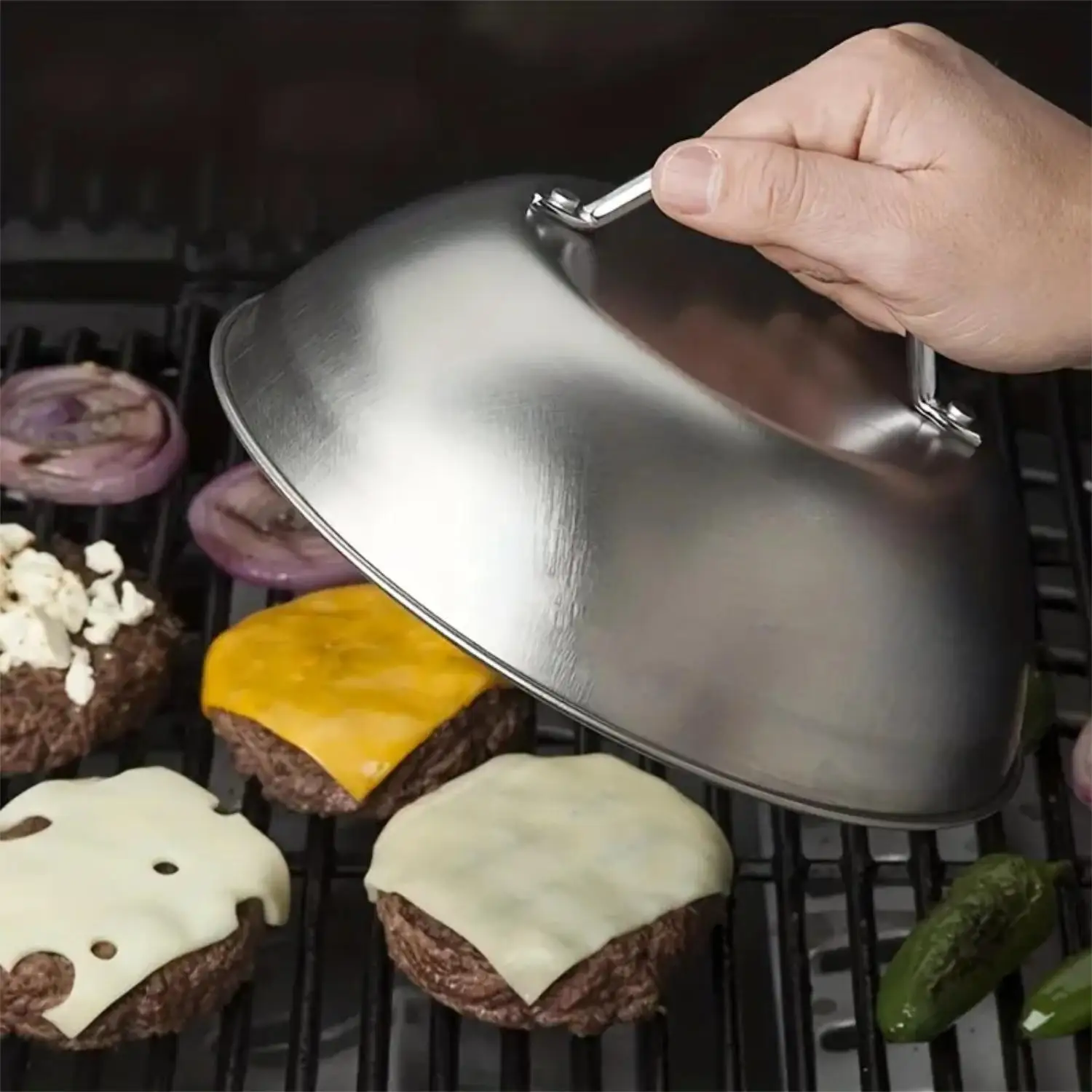 Camping Cooking Heater - 9인치 스테인리스 스틸 오븐 스퀴지 커버,