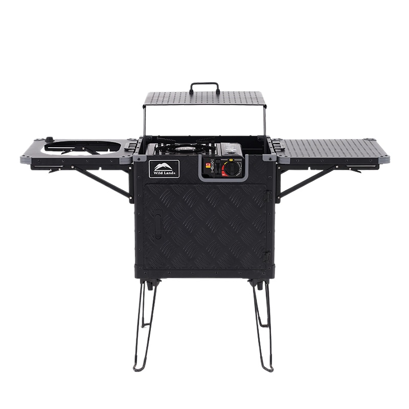 Camping Cooking Gear Set - 휴대용 접이식 알루미늄 합금 캠프 스토브