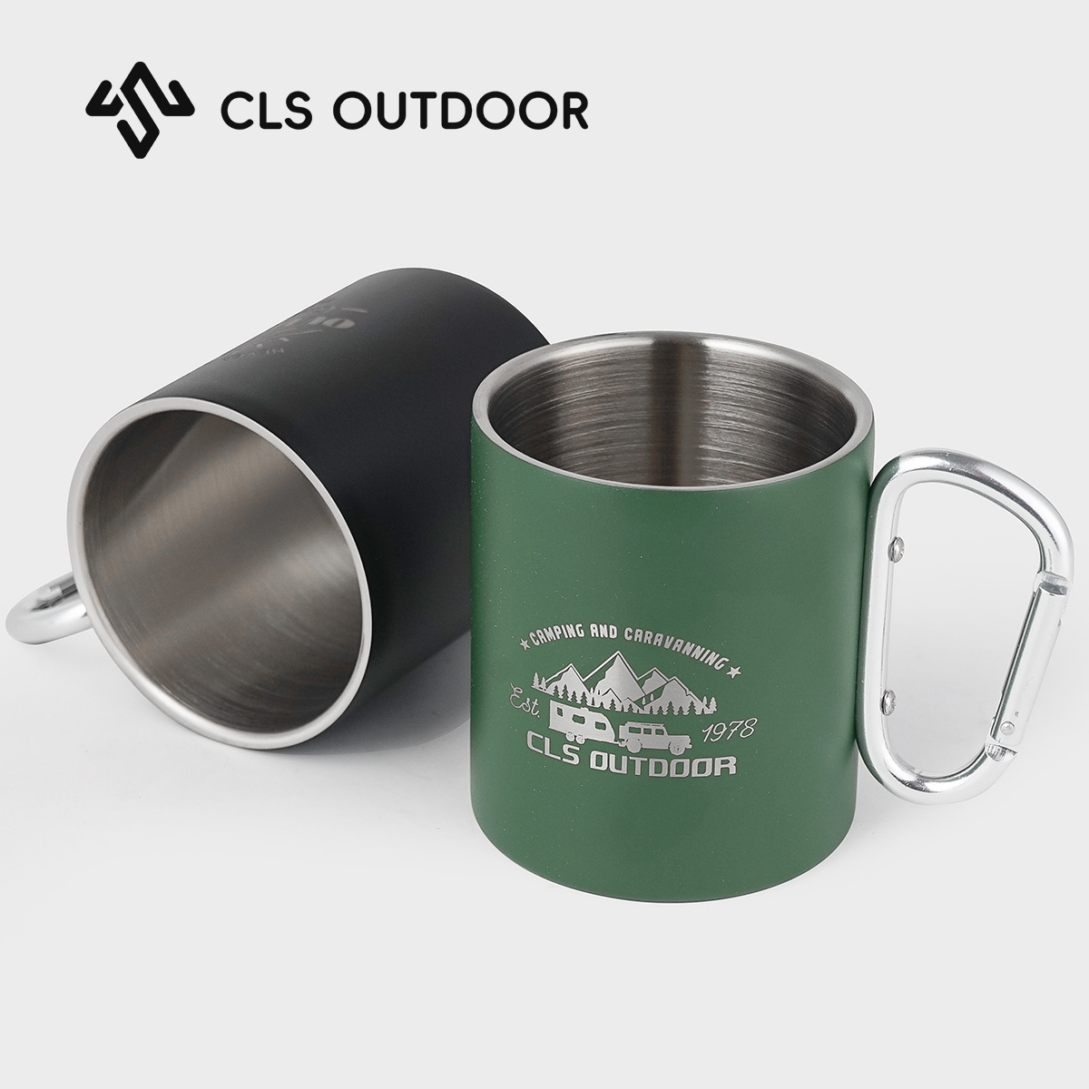 Camping Cooking Cup - 야외 무지개 색상 물컵 커피 캠핑컵