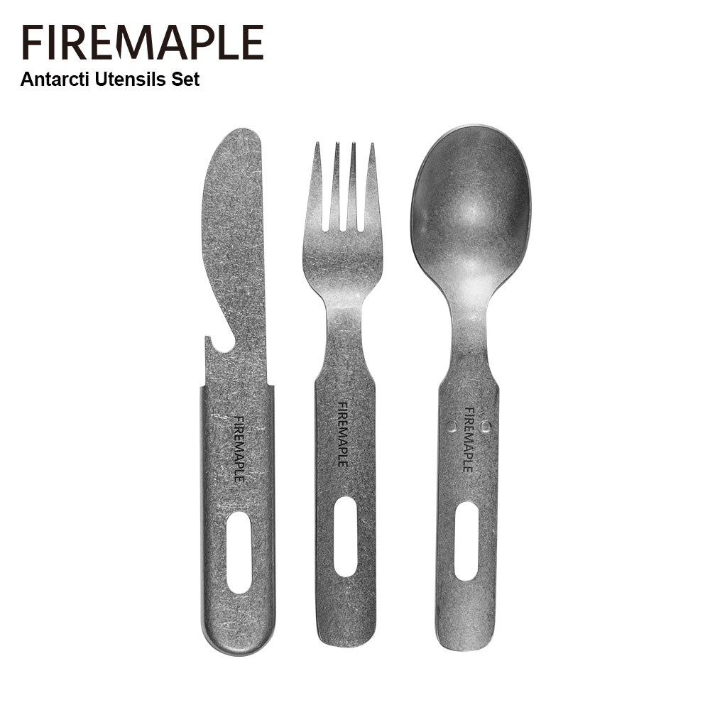 Quechua Camping Cooking Set - Fire-Maple Antarcti 식기 세트, 포크 나이프