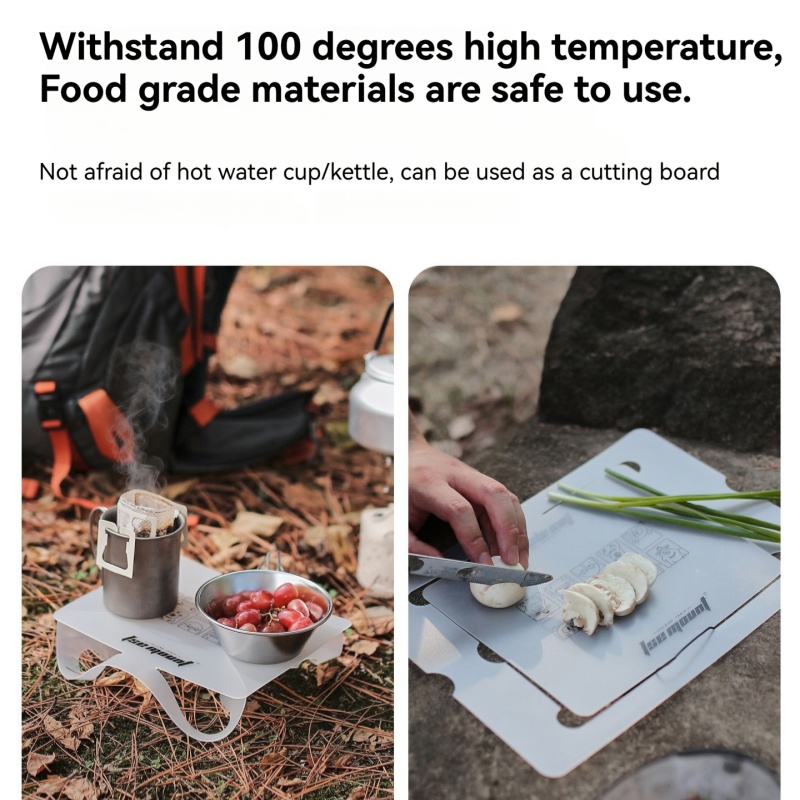 Camping Cooking Materials - 야외용 PP 보드 접이식 테이블 캠핑용