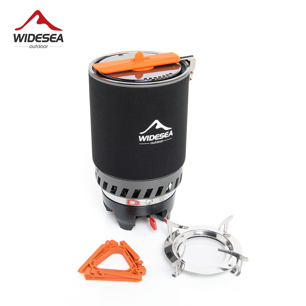 Camping Outdoor Cooking Set - 와이드시 캠핑 조리 시스템 (열교환기 포함)