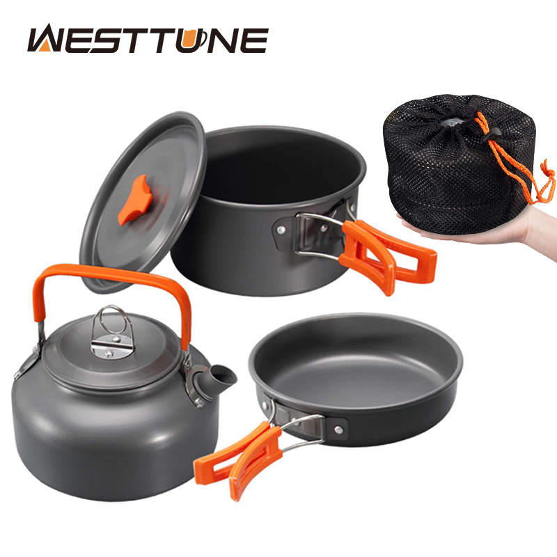 Camping Cooking Books - WESTTUNE 캠핑 조리기구 키트 알루미늄 야외