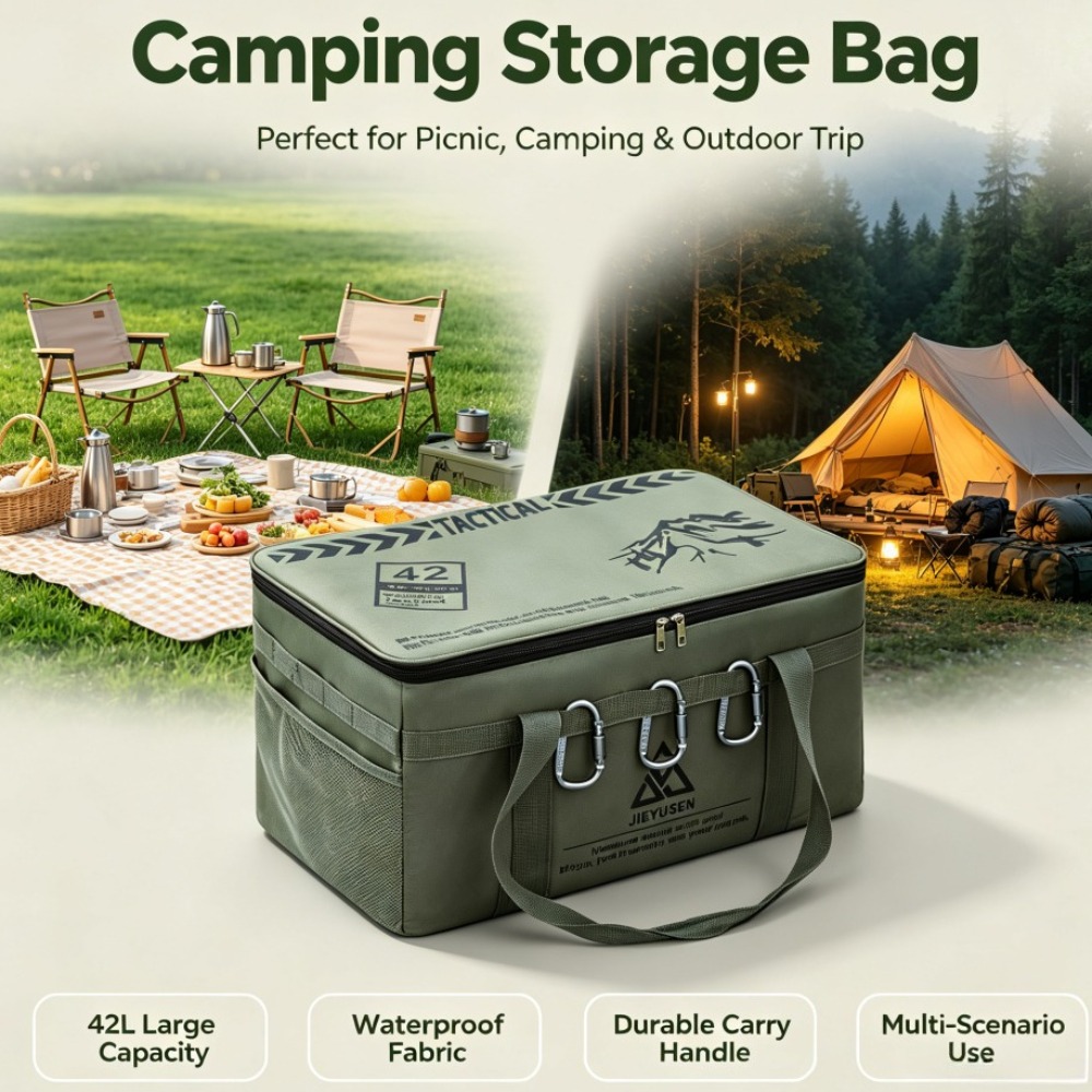 Camping Cooking Books - 30/42L 접이식 휴대용 야외 피크닉 식기