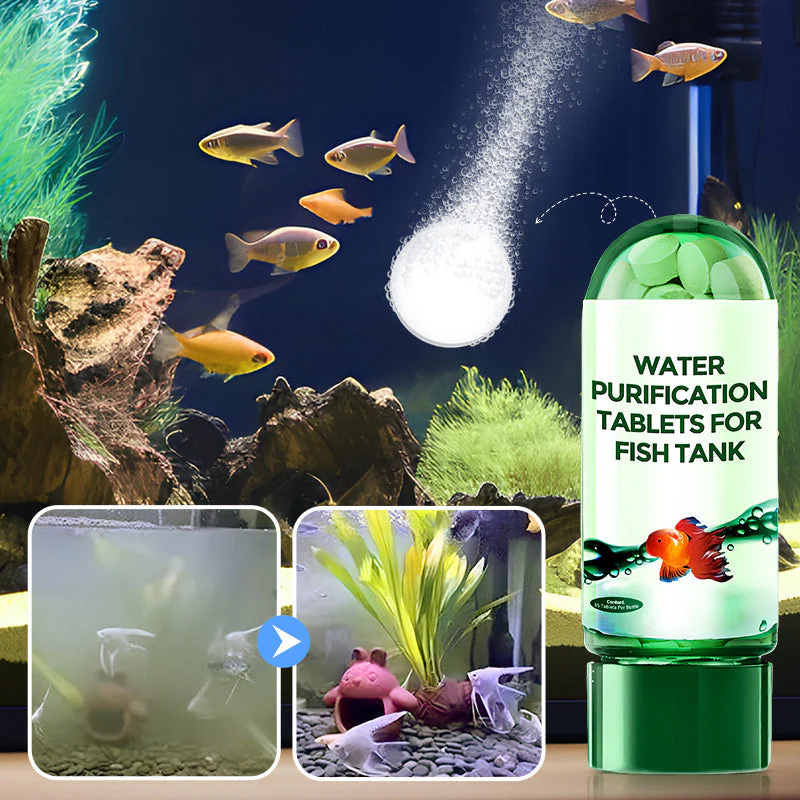 Water Purification Tablet - 정수 정화제 친환경 수족관 정수기 속효성