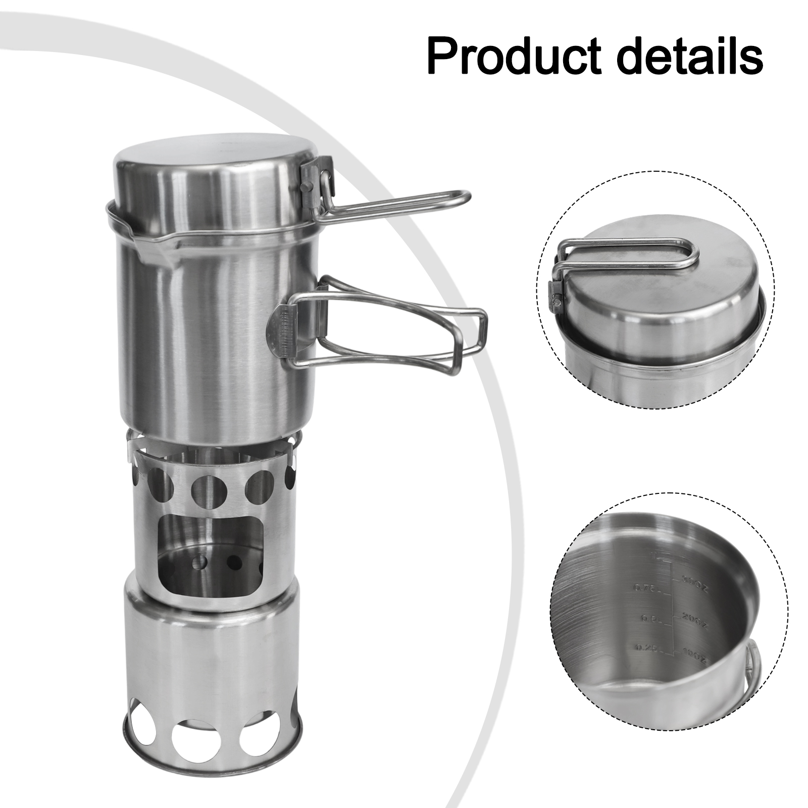 Camping Cooking Gear Set - 캠핑용 휴대용 장작 난로 캠핑 요리