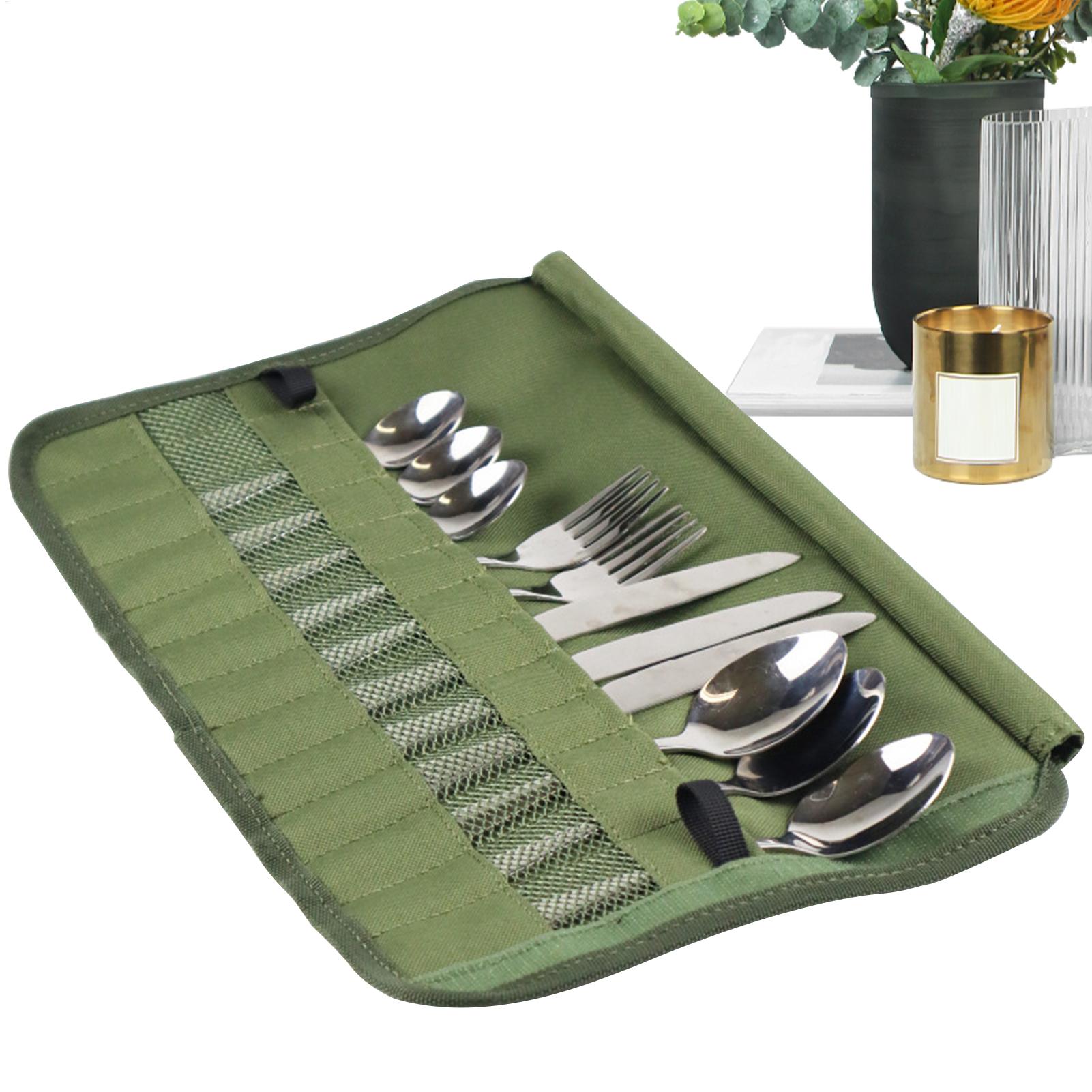 Camping Cooking Utensil Roll - 캠핑 식기류 롤백 캠핑 여행용 조리기구