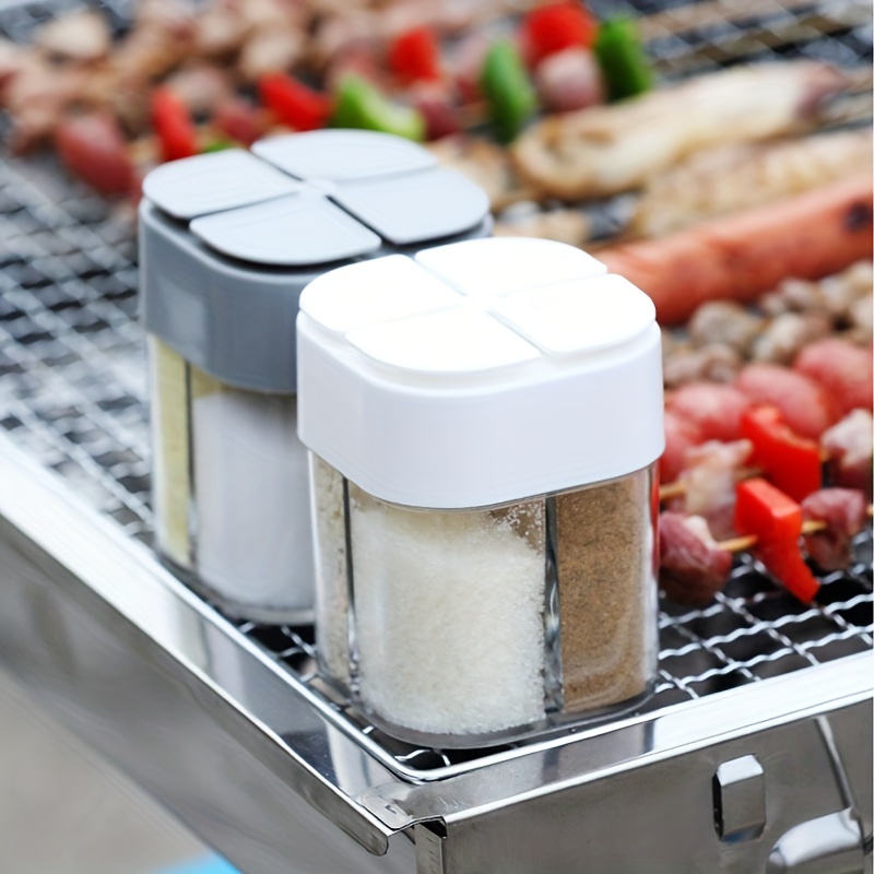 Camping Cooking Cup - 4in1 캠핑 조미료 셰이커 뚜껑이있는 다목적