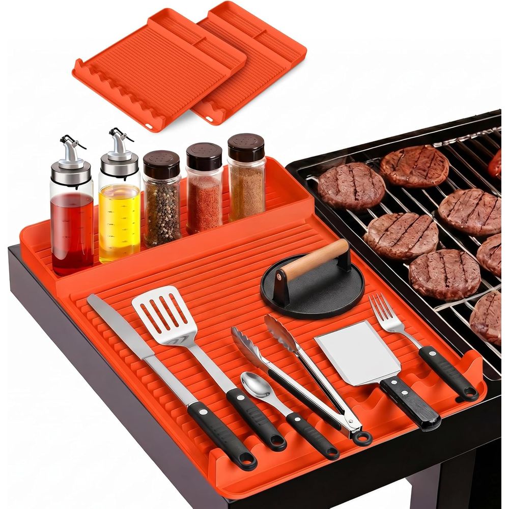 Camping Cooking Tools - 내열 실리콘 그릴 매트 - 16x11.5''