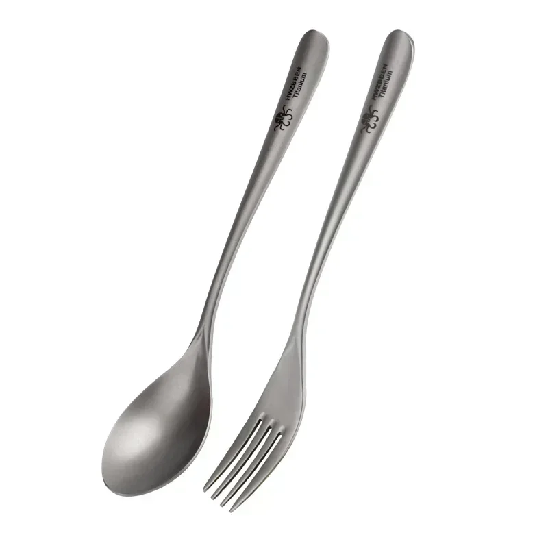 Camping Cooking And Cutlery Set - HWZBBEN 티타늄 야외 캠핑 식기 젓가락