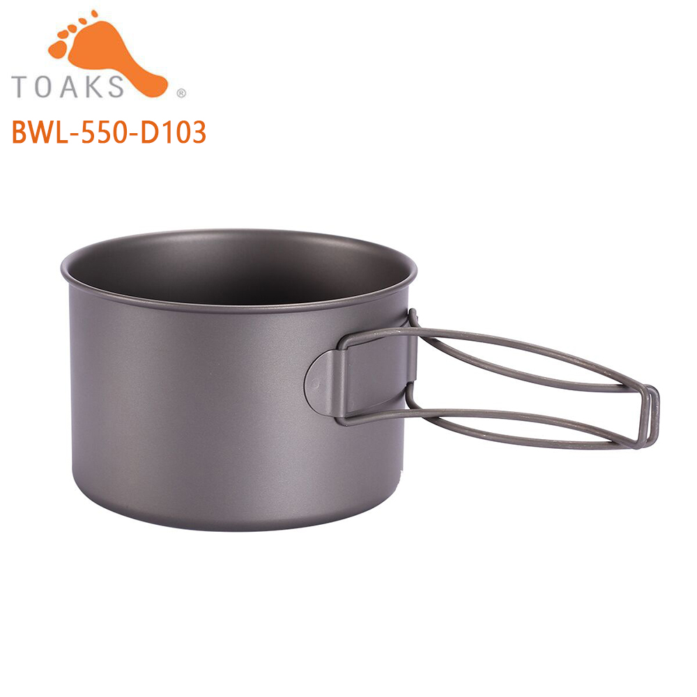 TOAKS BWL-550 티타늄 Bowl 와 접는 핸들 - Camping Cooking Books 리뷰 및 가격