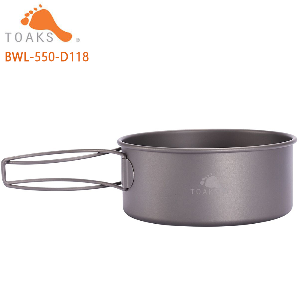 TOAKS BWL-550 티타늄 Bowl 와 접는 핸들 - Camping Cooking Books 리뷰 및 가격