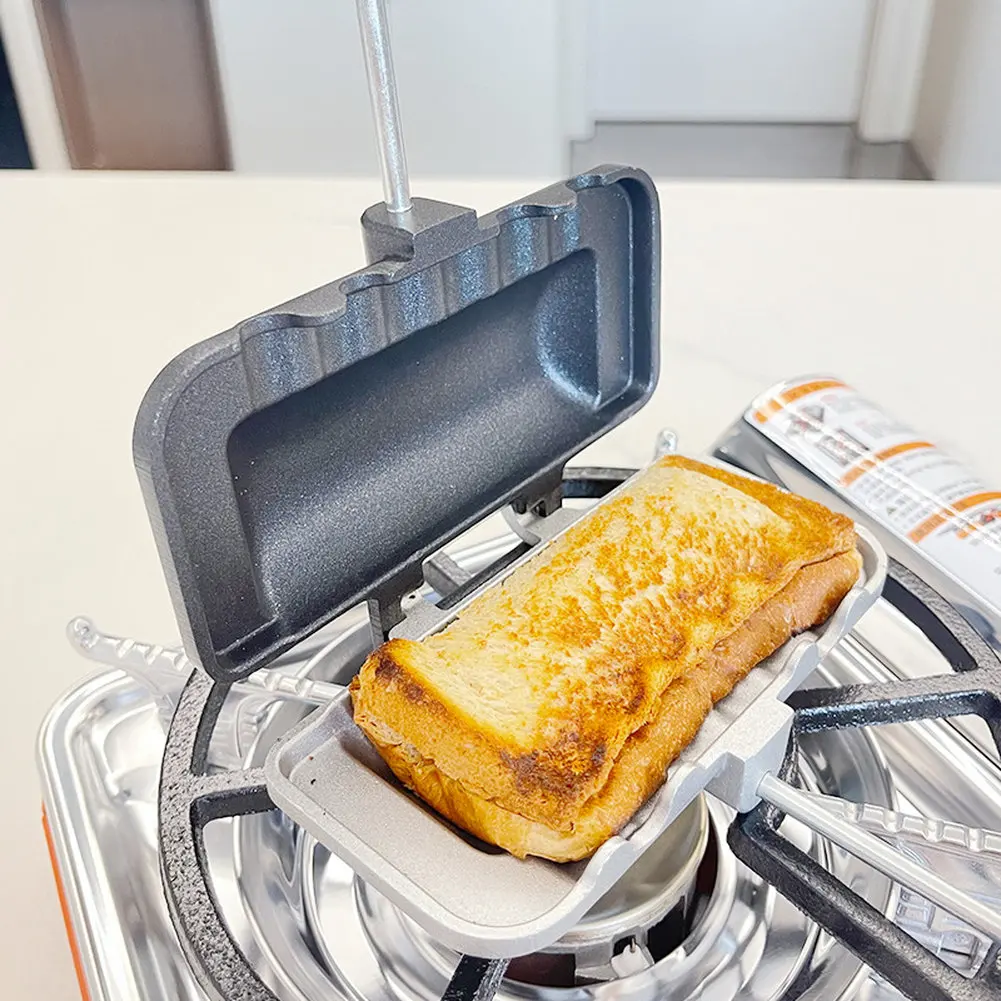 가스레인지용 잠금 손잡이가 있는 논스틱 알루미늄 샌드위 - Camping Cooking Utensil Roll 리뷰 및 가격