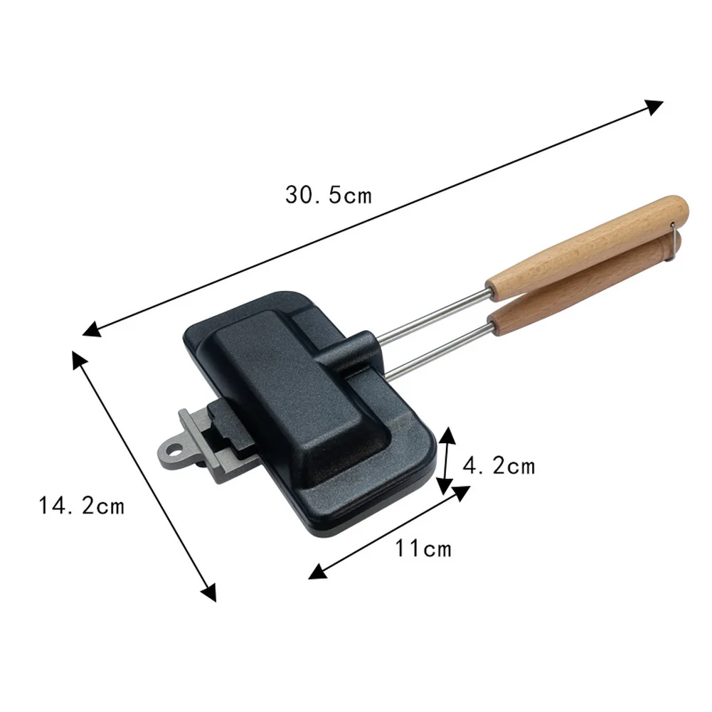 가스레인지용 잠금 손잡이가 있는 논스틱 알루미늄 샌드위 - Camping Cooking Utensil Roll 리뷰 및 가격