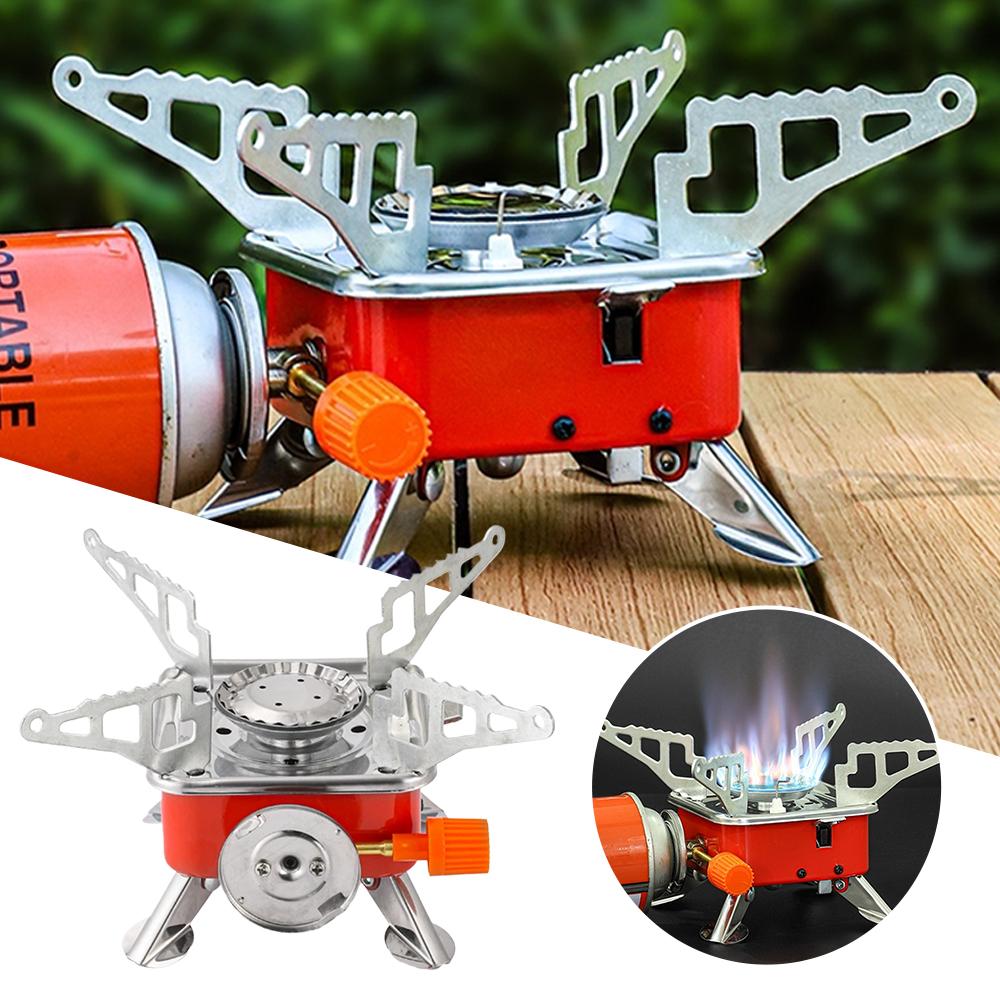 휴대용 접이식 방풍 캠핑 가스 스토브 대형 파워 버너  - Camping Cooking Heater 리뷰 및 가격