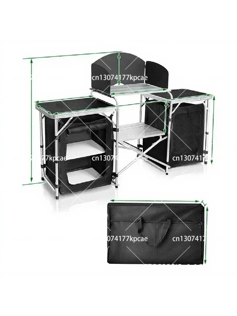경량 알루미늄 야외 캠핑 접이식 테이블 (대형 수납 정 - Camping Cooking Table With Storage 리뷰 및 가격