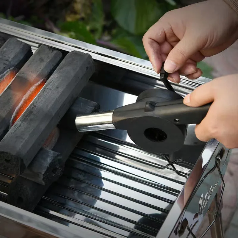 야외 요리 바베큐 송풍기 휴대용 핸드 크랭크 팬 공기  - Camping Cooking Essentials 리뷰 및 가격