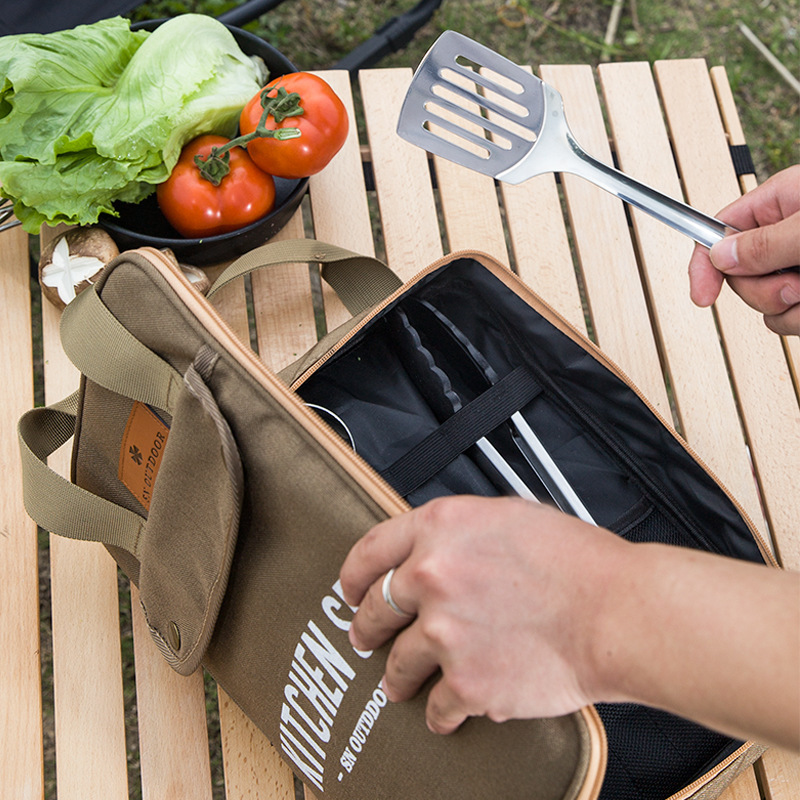 8pcs 캠핑 주방 조리기구 세트 휴대용 가방 야외 여 - Camping Outdoor Cooking Set 리뷰 및 가격