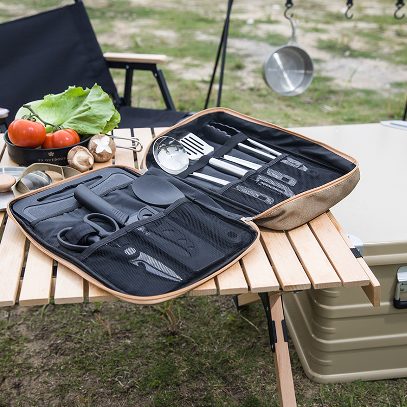8pcs 캠핑 주방 조리기구 세트 휴대용 가방 야외 여 - Camping Outdoor Cooking Set 리뷰 및 가격
