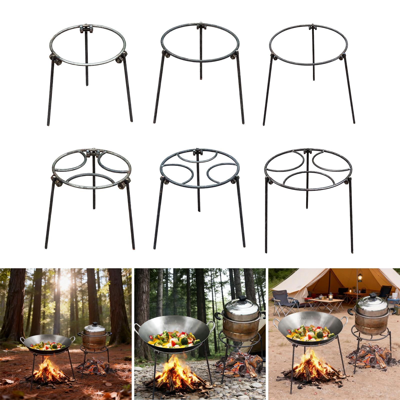 캠프파이어 삼각대 접이식 그릴 스탠드 휴대용 냄비 홀더 - Camping Cooking Essentials 리뷰 및 가격