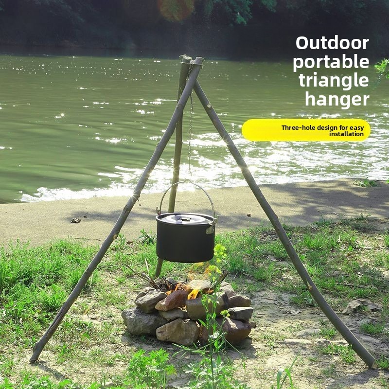 야외 바베큐 삼각대 휴대용 분리형 걸이식 랙 스테인리스 - Camping Cooking Tripod 리뷰 및 가격
