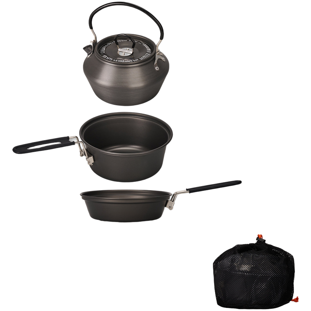 경량 알루미늄 합금 캠핑 조리기구 세트 3종 냄비 프라 - Camping Cooking Gear Set 리뷰 및 가격
