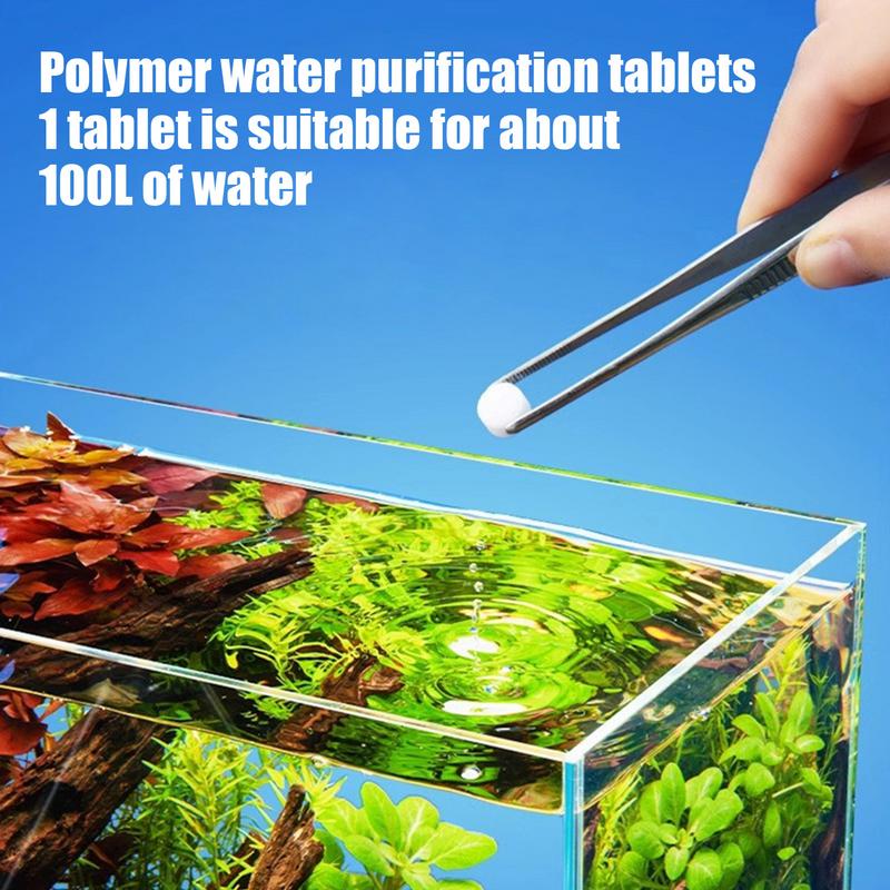 1 병 35 정 빠른 정수 정제 수족관 정수 필터 정제 - Water Purification Tablet 리뷰 및 가격