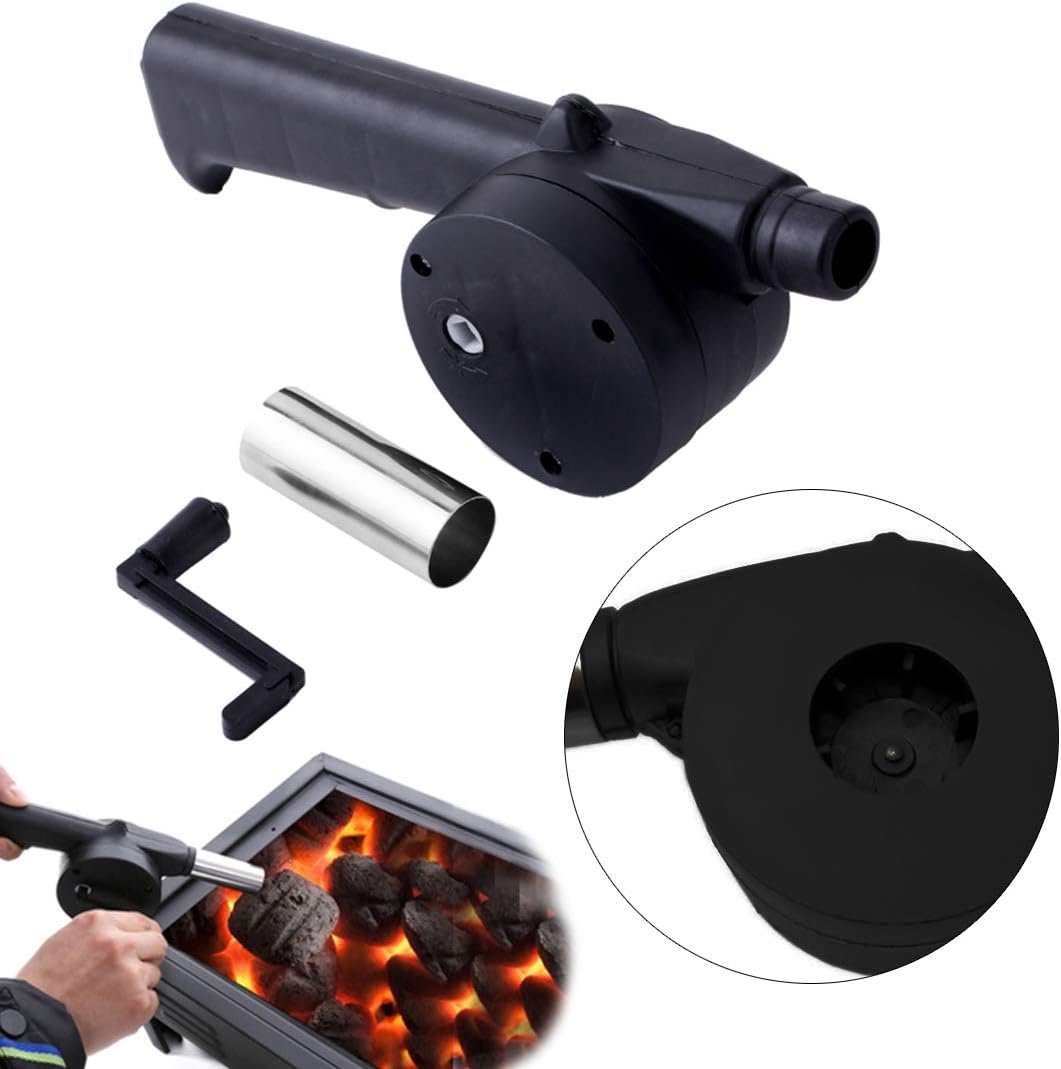 바베큐 팬 에어 블로워 빠른 불쏘시개 휴대용 수동 핸드 - Camping Cooking Griddle 리뷰 및 가격