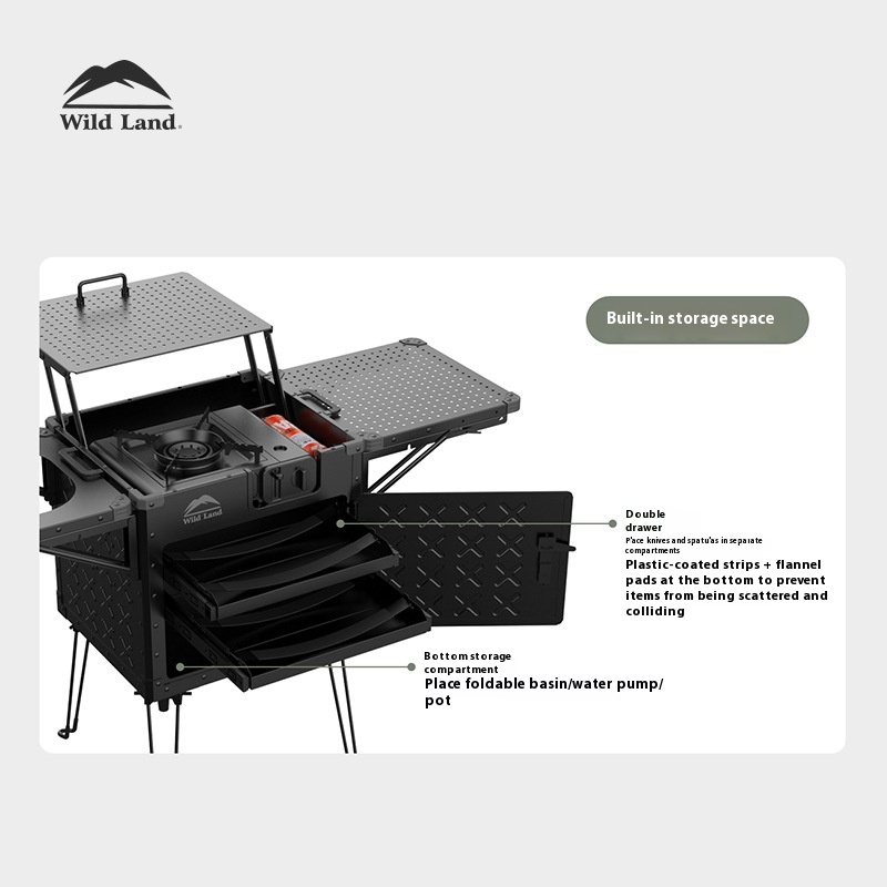 휴대용 접이식 알루미늄 합금 캠프 스토브 세트, 하이킹 - Camping Cooking Gear Set 리뷰 및 가격