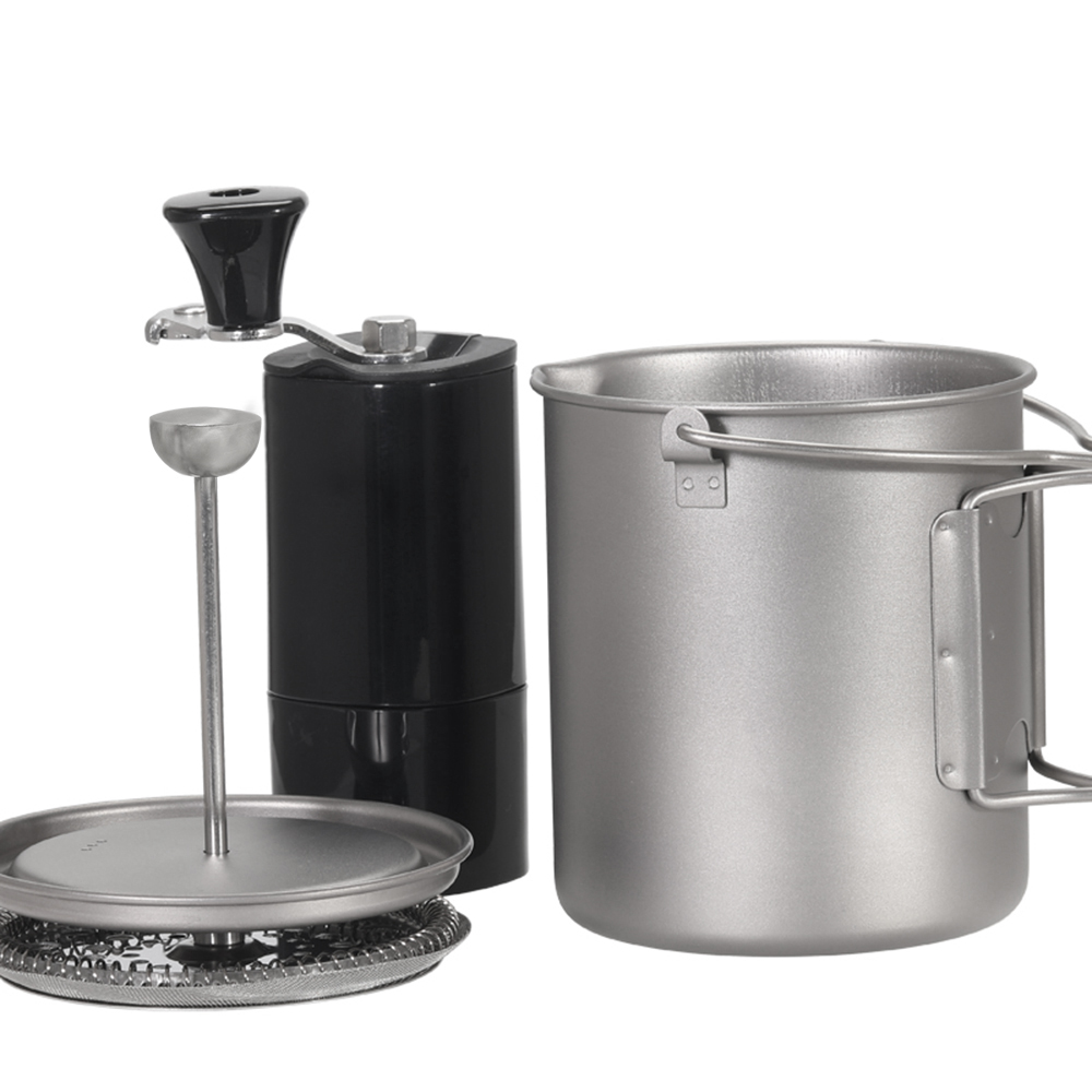 Lixada 티타늄 커피 컵 머그잔, 프렌치 프레스 포 - Camping Cooking Cup 리뷰 및 가격