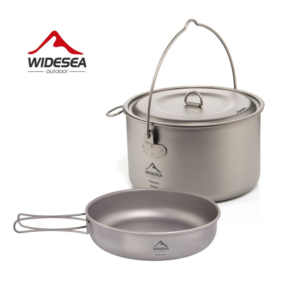 Widesea 캠핑 식기 티타늄 조리기구 세트, 관광  - Camping Cooking Gear Set 리뷰 및 가격