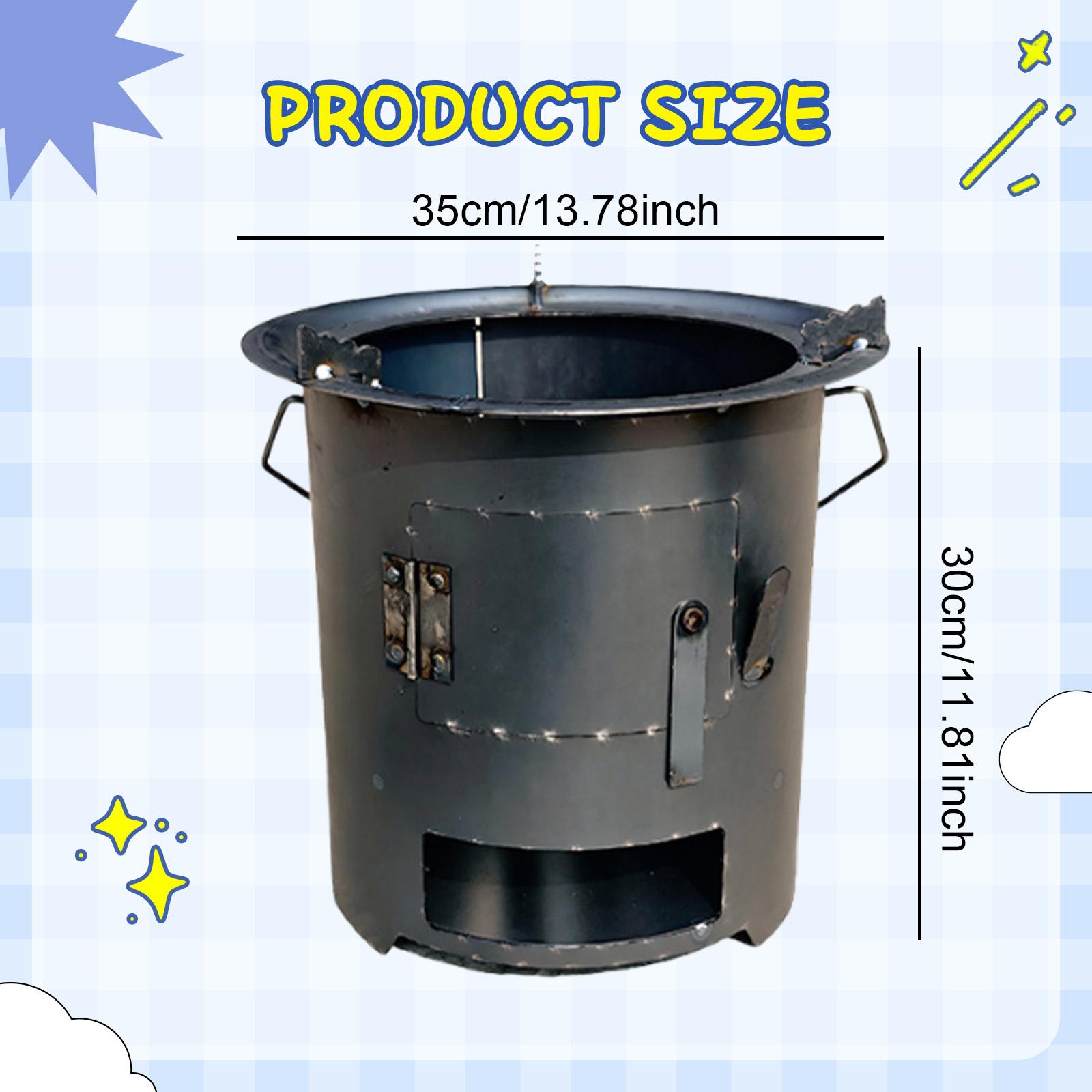 캠핑용 나무 난로 접이식 철제 바베큐 그릴 화덕 요리  - Camping Cooking Fire Pit 리뷰 및 가격