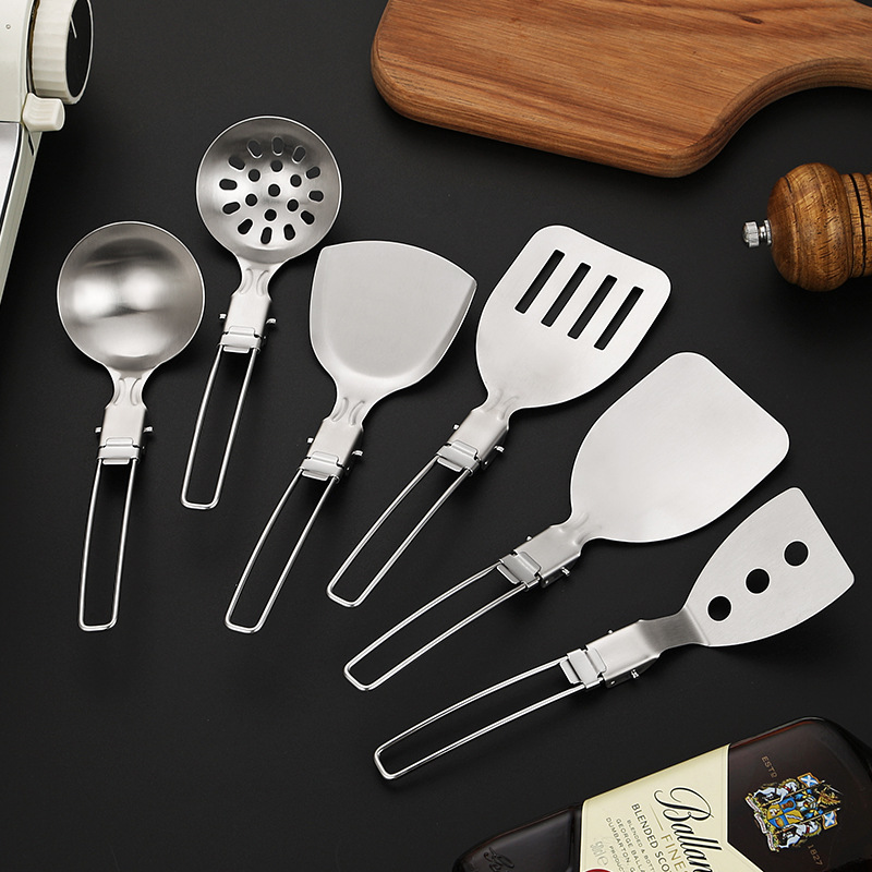 4PCS 야외 접이식 주방기구 세트 캠핑 여행 휴대용  - Camping Cooking Bundle 리뷰 및 가격