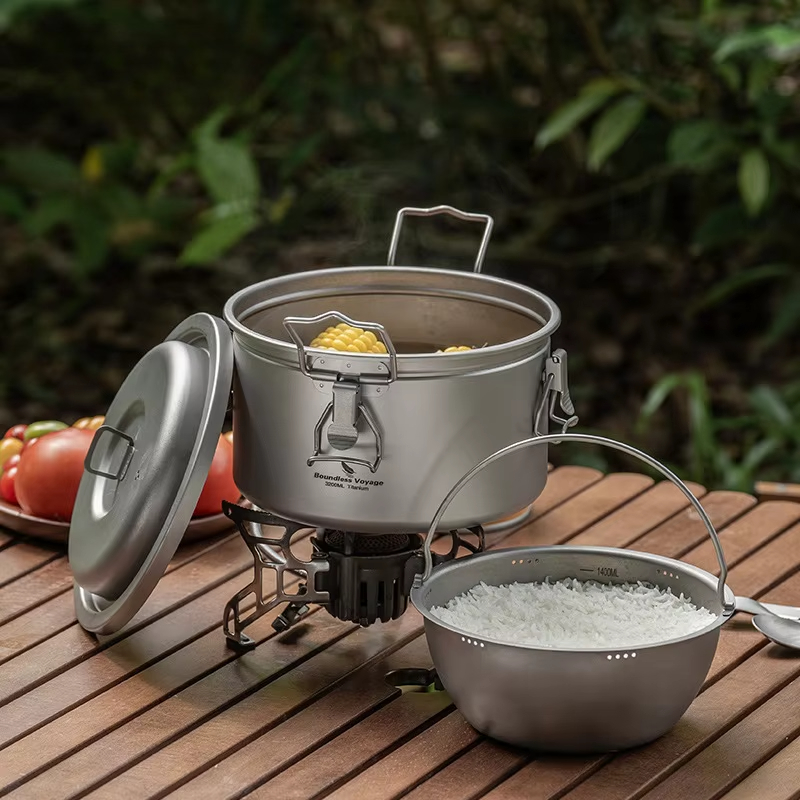 쿠커 야외 캠핑용 냄비 수프 냄비 스튜 냄비 밥솥 대용 - Camping Cooking Rice 리뷰 및 가격