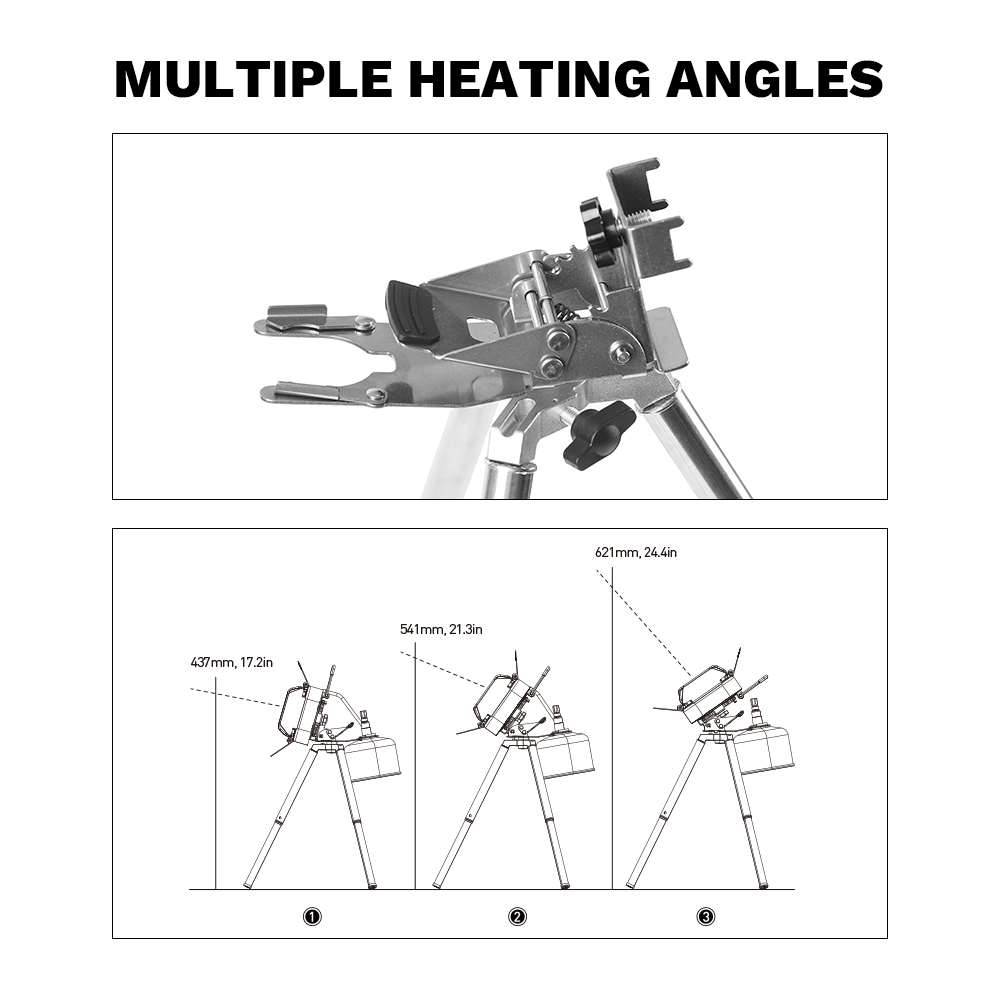 화재 단풍 나무 해바라기 가스 스토브 스탠드 1/4 ' - Camping Cooking Tripod 리뷰 및 가격