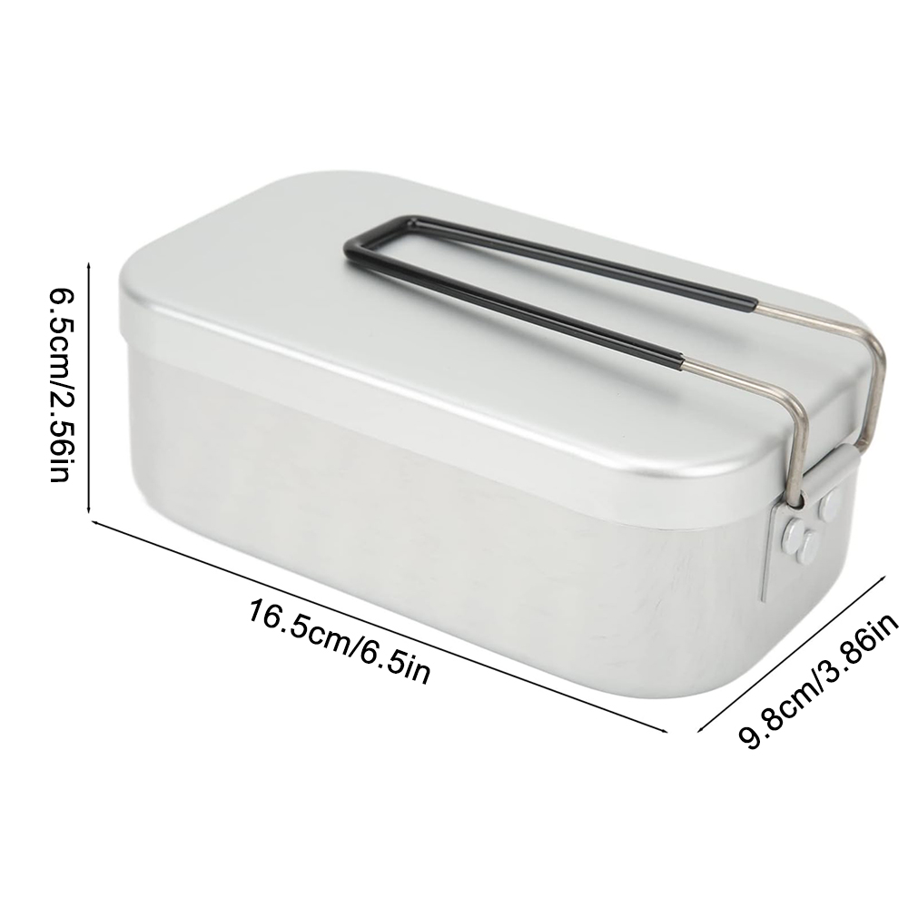 800ML 알루미늄 도시락 상자 야외 캠핑 조리기구 식 - Camping Cooking Books 리뷰 및 가격