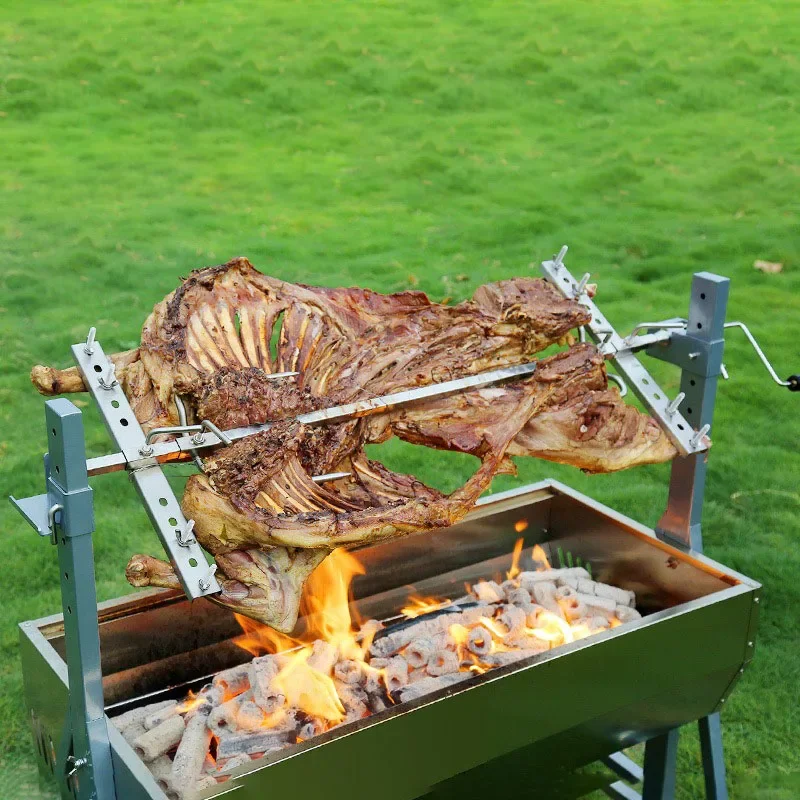 그릴 스탠드 캠핑 스테인레스 스틸 장작 난로 접이식 자 - Camping Cooking Materials 리뷰 및 가격