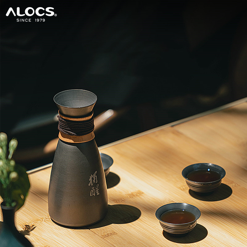 야외 캠핑 와인 세트 ALOCS 휴대용 알루미늄 합금  - Camping Cooking Set With Bag 리뷰 및 가격