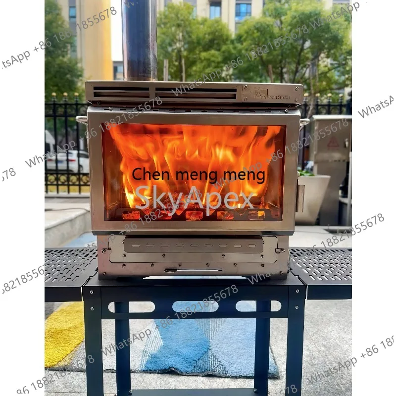 a38 내구성 있는 스테인리스 스틸 야외용 장작 난로  - Camping Cooking Materials 리뷰 및 가격