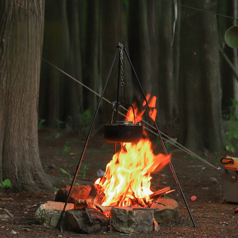 휴대용 야외 조리 삼각대 알루미늄 합금 조리용 냄비 프 - Camping Cooking Tripod 리뷰 및 가격