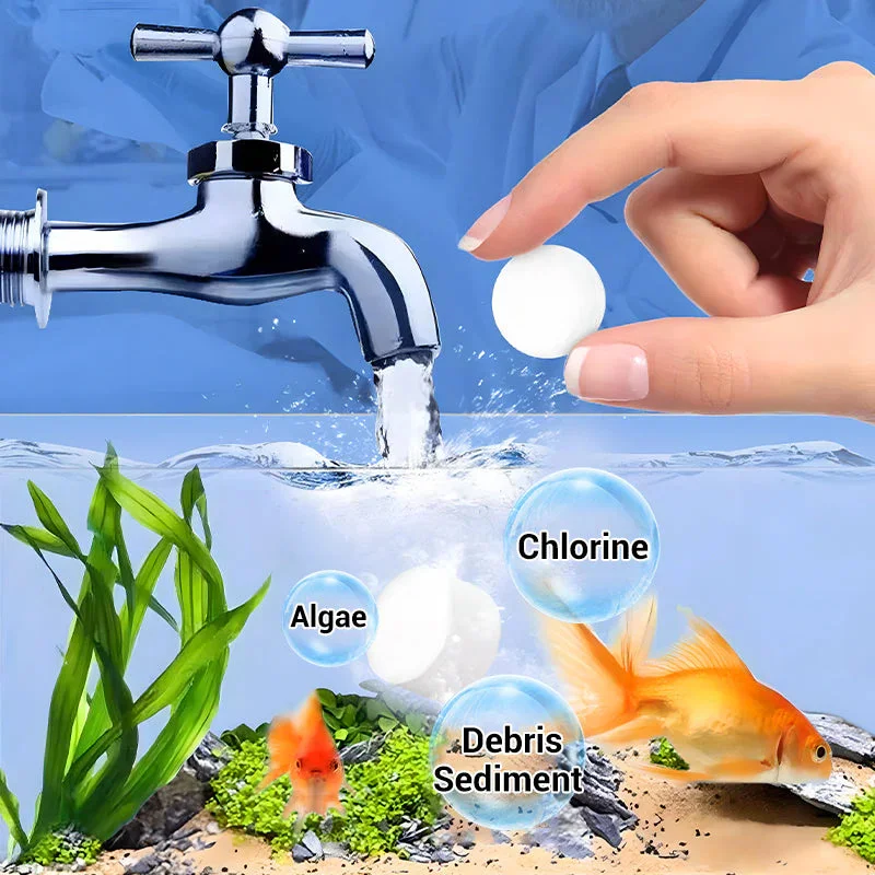 정수 정화제 친환경 수족관 정수기 속효성 어항 청소액  - Water Purification Tablet 리뷰 및 가격