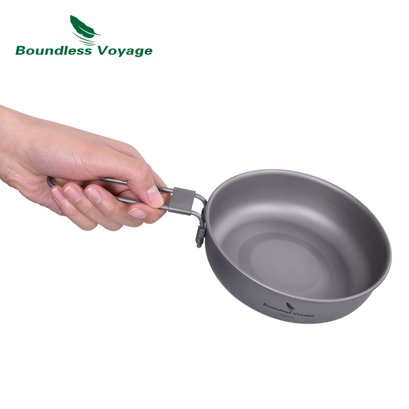 무한 항해 접이식 손잡이가있는 초경량 티타늄 프라이팬  - Camping Cooking Griddle 리뷰 및 가격