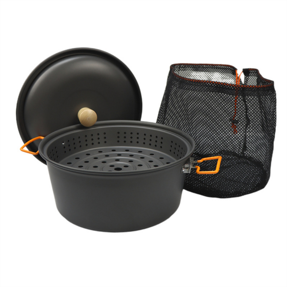 7.5L 하드 아노다이징 알루미늄 야외용 냄비 세트 ( - Camping Cooking Essentials 리뷰 및 가격