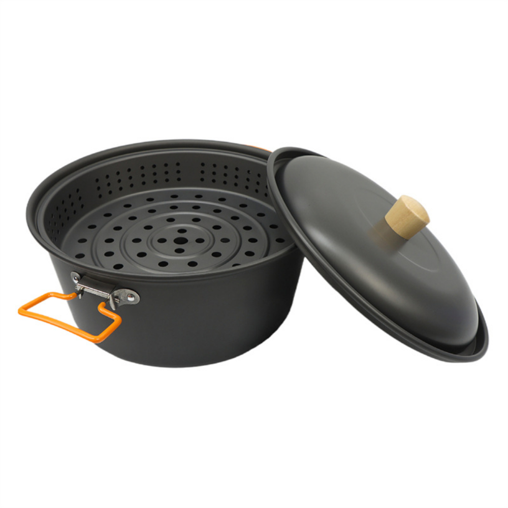 7.5L 하드 아노다이징 알루미늄 야외용 냄비 세트 ( - Camping Cooking Essentials 리뷰 및 가격