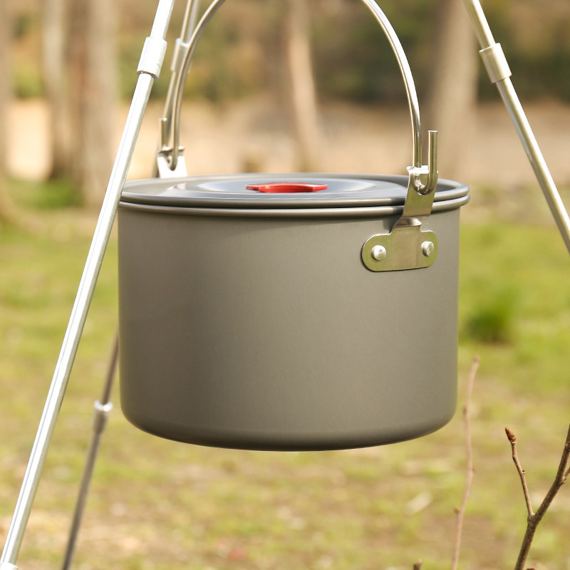 4L 캠핑용 걸이식 냄비, 캠핑 삼각대, 화덕용 걸이식 - Camping Cooking Tripod 리뷰 및 가격