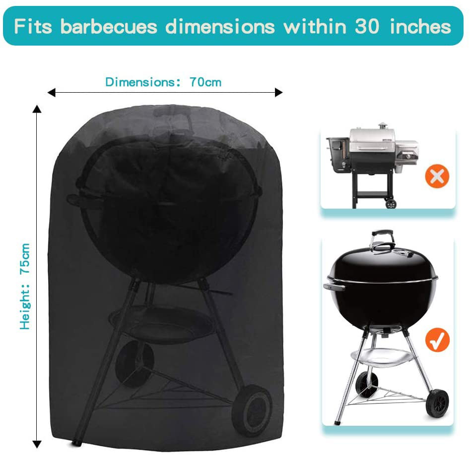 210D 야외 그릴 커버 방수 라운드 바베큐 그릴 커버 - Camping Cooking Fire Pit 리뷰 및 가격