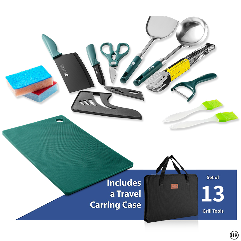 13PCS 캠핑 요리 세트, 캠핑 필수품, 캠핑 액세서 - Camping Cooking Essentials 리뷰 및 가격