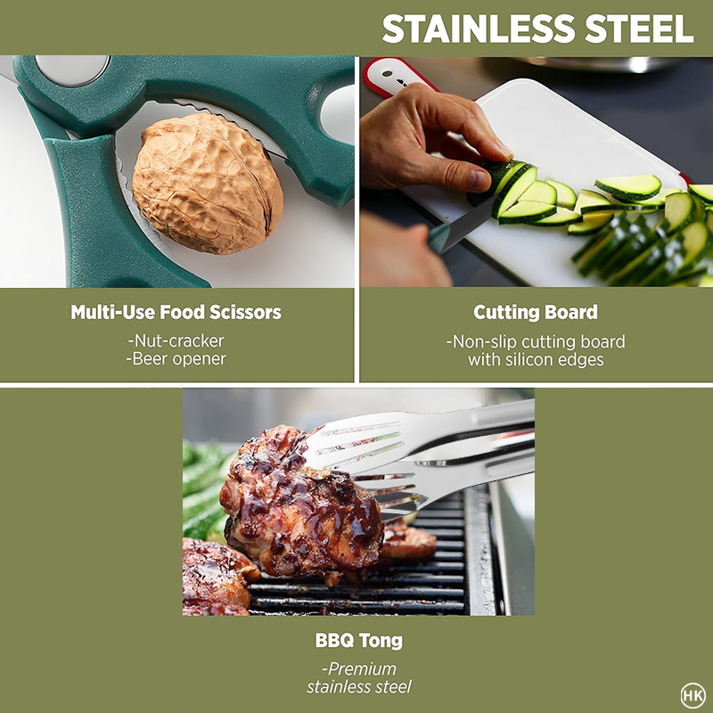 13PCS 캠핑 요리 세트, 캠핑 필수품, 캠핑 액세서 - Camping Cooking Essentials 리뷰 및 가격