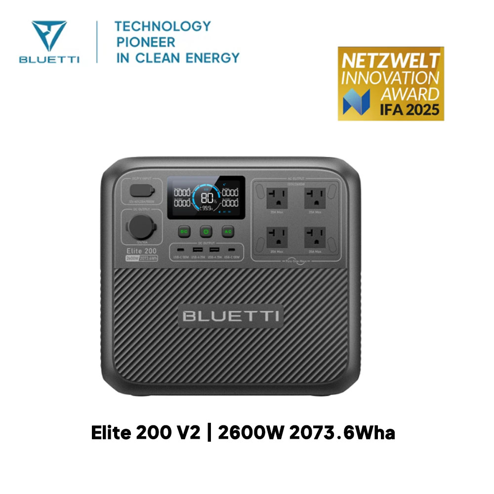 【리뉴얼】BLUETTI Elite 200 V2 휴대용  - Camping Cooking Heater 리뷰 및 가격