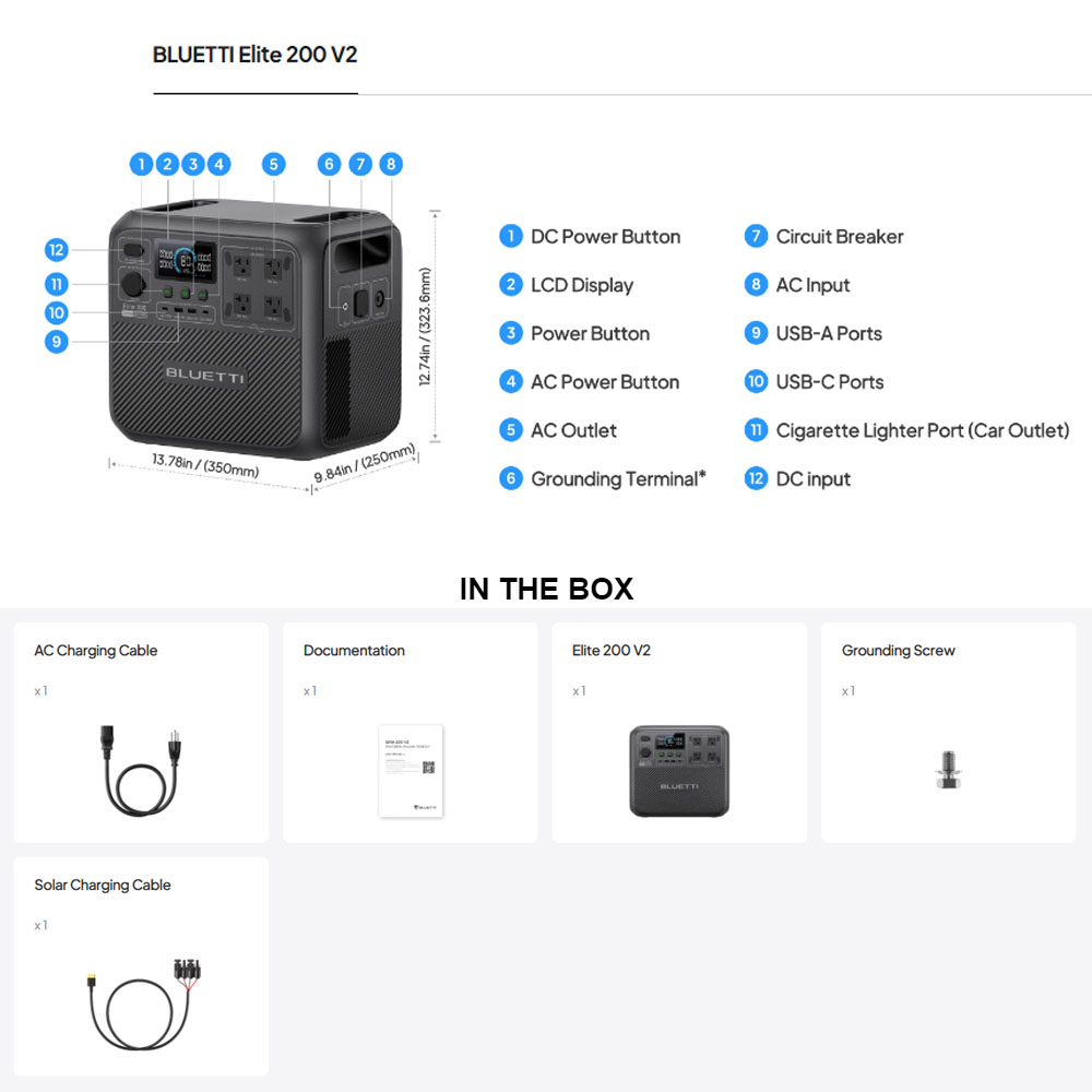【리뉴얼】BLUETTI Elite 200 V2 휴대용  - Camping Cooking Heater 리뷰 및 가격